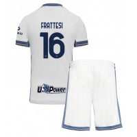 Fotballdrakt Barn Inter Milan Davide Frattesi #16 Bortedraktsett 2024-25 Kortermet (+ Korte bukser)